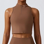 zip crop top